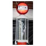 VIEW 3 CLOSE UP 10G. AMOCO VISIBLE GAS PUMP 