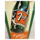 VIEW 4 EMB. 7UP SIGN W/BOTTLE