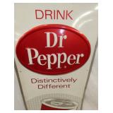 VIEW 6 18X54 RARE EMB. DR. PEPPER SIGN