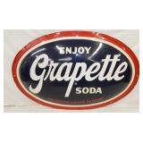 ENJOY GRAPETTE SODA CONVEX SIGN