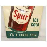 VIEW 3 BOTTOM VIEW SPUR SIGN