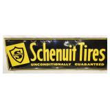 1953 EMB. SCHENUIT TIRES SIGN