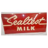 1966 EMB. SEALTEST MILK SIGN