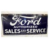 PORC. FORD AUTHORIZED DEALER SIGN