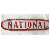 PORC. NATIONAL OIL CO. 66X15 SIGN