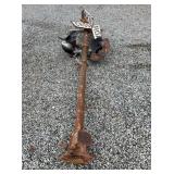 RR CROSSING POLE SIGN W/ LIGHTS