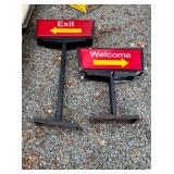 MCDONALDS WELCOME/EXIT SIGNS