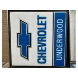 VIEW 5 DS EMB. CHEVROLET DEALER SIGN