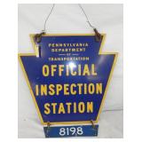 VIEW 3 SIDE 2 INSPECTION SIGN