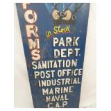 VIEW 4 PARK DEPT. SIGN 24X72