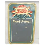 PEPSI COLA DOUBLE DOT MENU SIGN