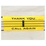 VIEW 4 30X5 THANK YOU CALL AGAIN