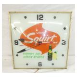 15IN SQUIRT CLOCK W/ BOTTLE