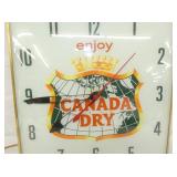 15IN CANADA DRY CLOCK