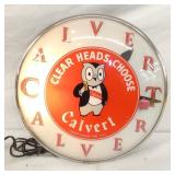 15IN CALVERT DISTILLERS CLOCK