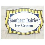 PORC. SOUTHERN DAIRIES ICE CREAM SIGN