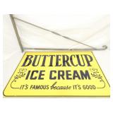 VIEW 3 NOS BUTTERCUP ICE CREAM SIGN