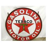 42IN PORC. DS TEXACO W/ FRAME