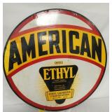 30IN PORC. AMERICAN ETHYL SIGN