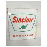 PORC. SINCLAIR PUMP PLATE W/ DINO