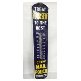 PORC. MAIL POUCH THERMOMETER