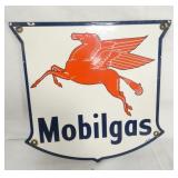 1947 PORC. MOBILGAS PUMP PLATE