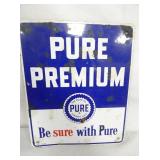 PORC. 1952 PURE PREMIUM PUMP PLATE