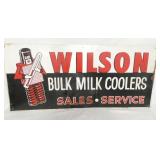 WILSON BULK MILK DEALER SIGN