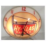 VIEW 3 CLOSEUP DOUBLE BUBBLE CLOCK