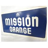 VIEW 3 EMB. MISSION ORANGE SIGN