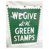 1950 PORC. DS GREEN STAMPS SIGN