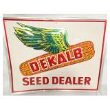 EMB. DEKALB SEED DEALER SIGN