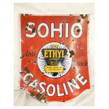PORC. DS SOHIO GASOLINE SIGN