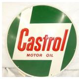 22IN EMB. CASTROL MOTOR OIL SIGN