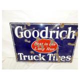 PORC. DS GOODRICH TRUCK TIRES SIGN