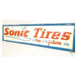 VIEW 3 EMB. SONIC TIRES SIGN 60X15