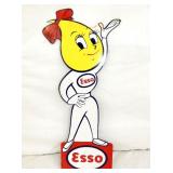 VIEW 2 CLOSEUP PORC. ESSO OIL DRIP GIRL