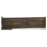 RARE ORIG. INTERNATIONAL DEALER SIGN