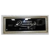 QUEEN QUALITY SHOES MIRRORED SIGN