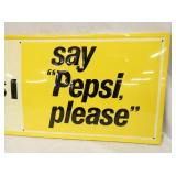 VIEW 3 EMB. SAY PEPSI PLEASE SIGN
