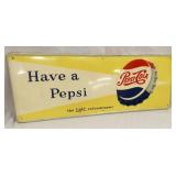 VIEW 4 31X12 EMB. PEPSI SIGN