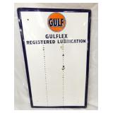 PORC. GULF GULFEX GREASE GUN DISPLAY