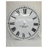 PORC. SELF WINDING CLOCK FACE TRADE SIGN