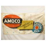 AMOCO AMERICAN GAS DEALER BANNER
