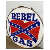 VIEW 5 48IN DS PORC. SIGN W/ FRAME