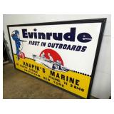 VIEW 4 EVINRUDE DEALER SIGN 87X51