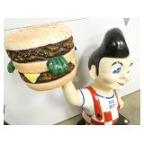 VIEW 3 CLOSEUP W/ HAMBURGER