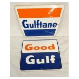 PORC. GULFTANE, GOOD GULF PUMP PLATES