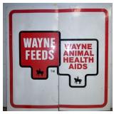 2PC. WAYNE FEEDS SIGN 96X96