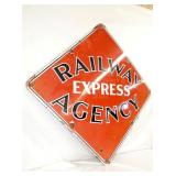 VIEW 3 PORC. RAILWAY AGENCY SIGN